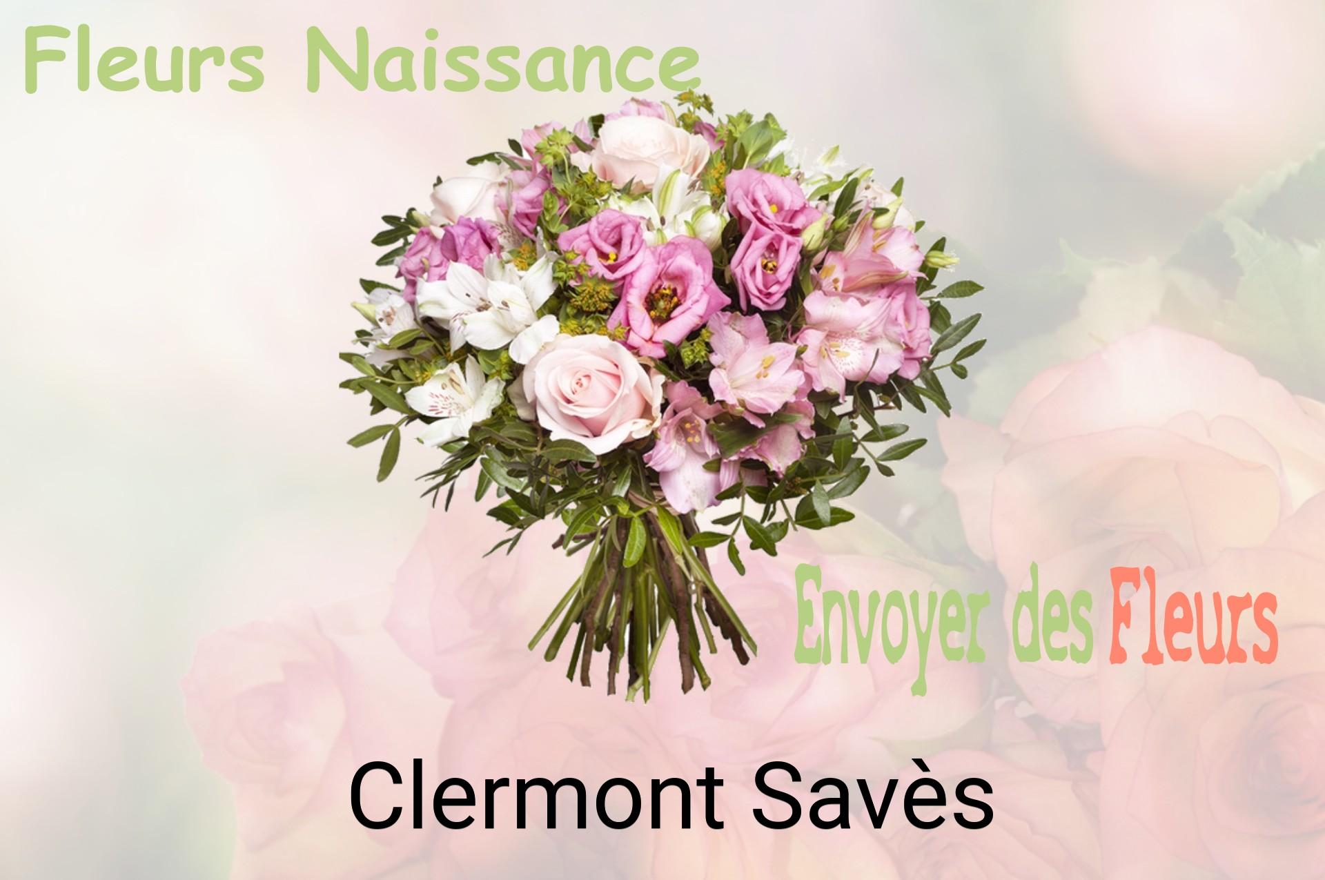 Bouquet de fleurs de naissance livré à Clermont-Savès